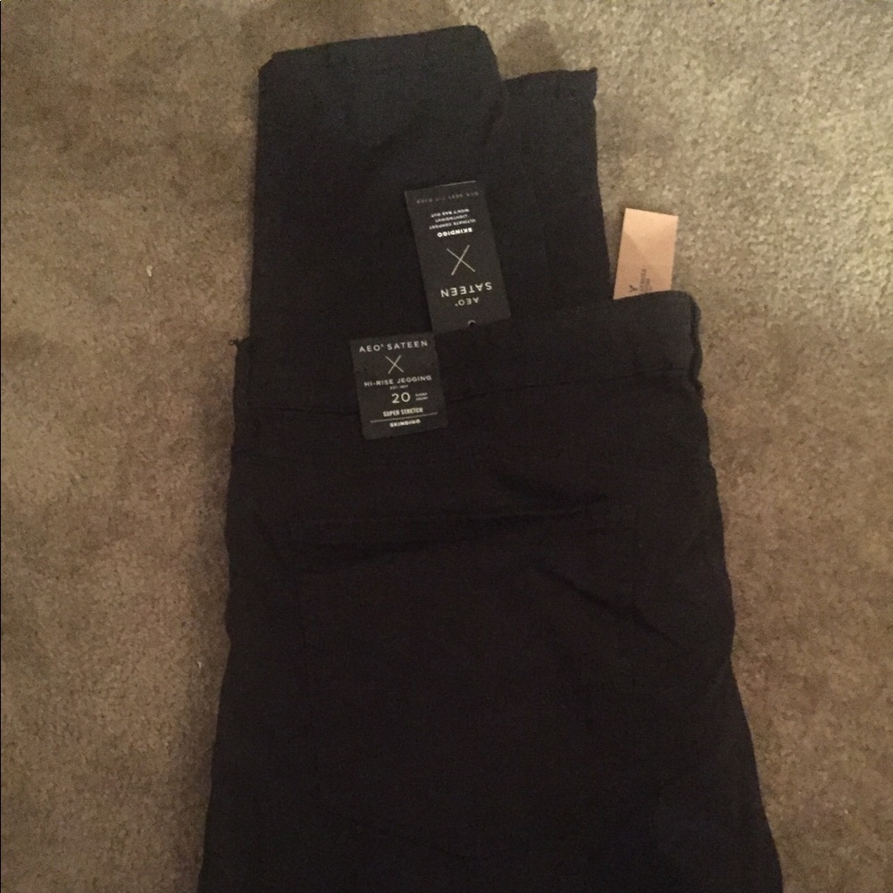 Plus size American eagle black skinny jeans